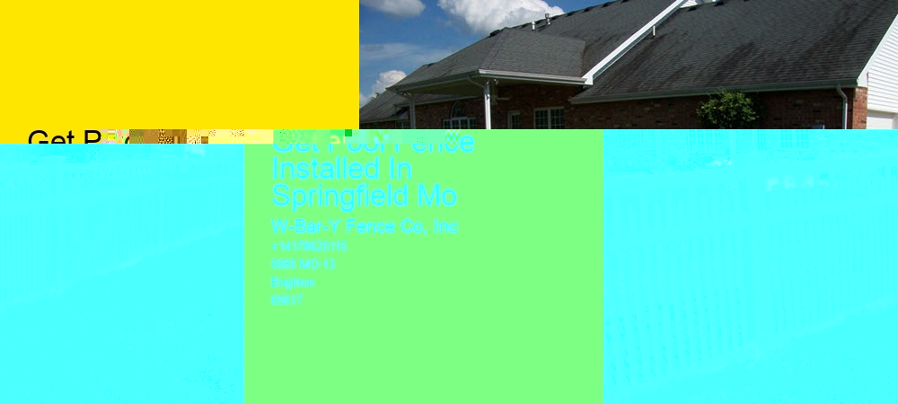 Get Pool Fence Installed In Springfield Mo